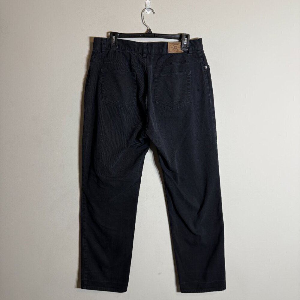 NWOT Lauren Jeans Co. Ralph Lauren Straight Leg Denim Jeans Women's 14 Black - Picture 3 of 13